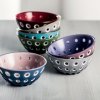 Guzzini LE MURRINE Miseczka do Przekąsek 12 cm 2 Szt. / Granatowo- Różowa